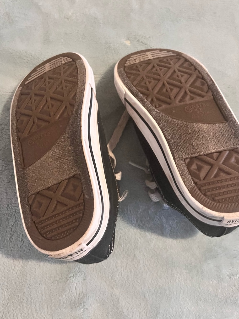 Converse Kids Black and White Low Top Sneakers - Picture 5 of 5
